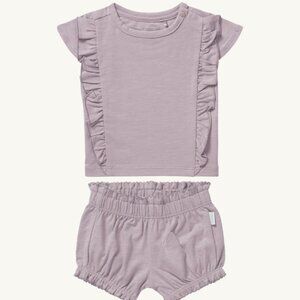 NWT - ORGANIC premium brand summer baby girl set
